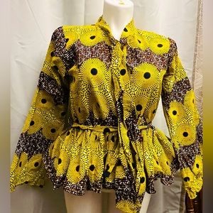 African print beautiful top